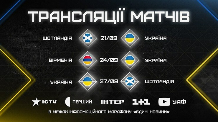 Подарок болельщикам. Матчи Украины в Лиге наций покажут четыре телеканала — Sport.ua